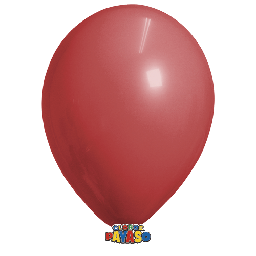 Bolsa globo marca payaso rojo carmin