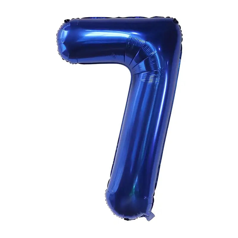 Globos Número Azul Marino