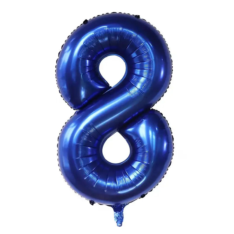 Globos Número Azul Marino