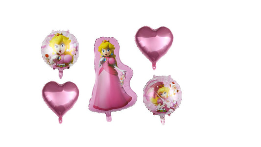 Set Globos Princesa Peach