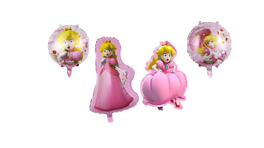 Set Globos Princesa Peach