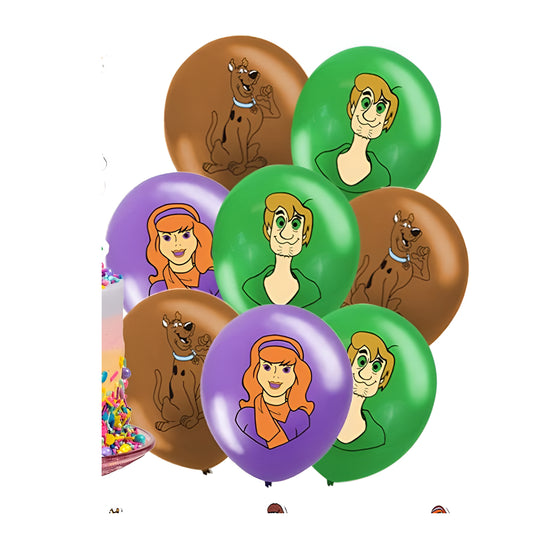 set latex scooby doo 12pzs