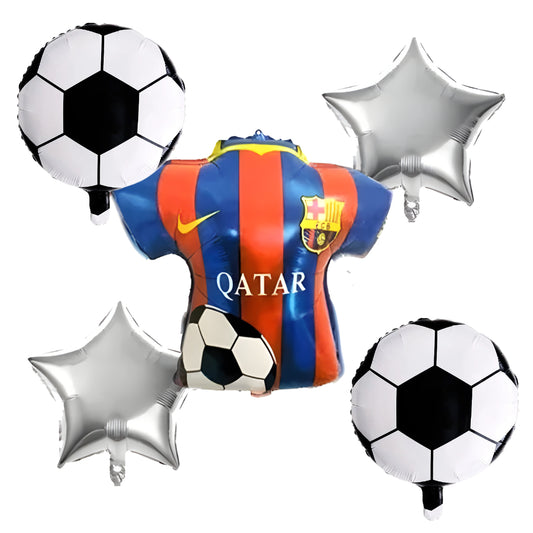 set globos futbol barcelona