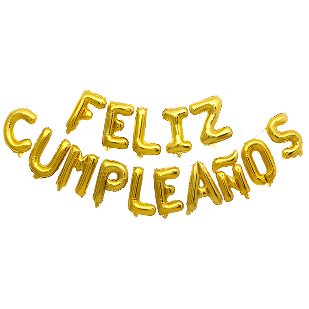 Letrero Feliz Cumpleaños