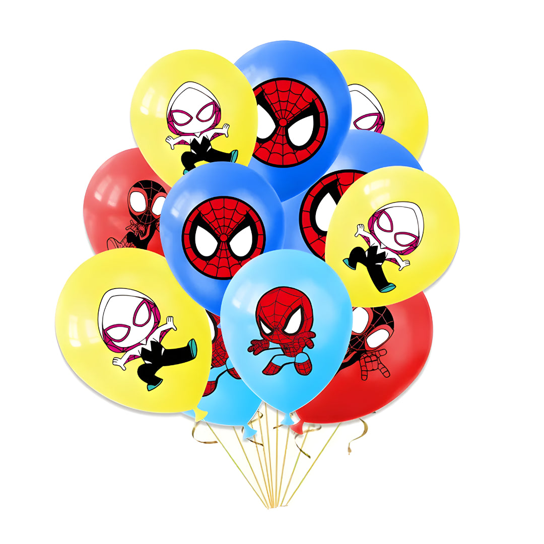 Set de globos de látex Spidey