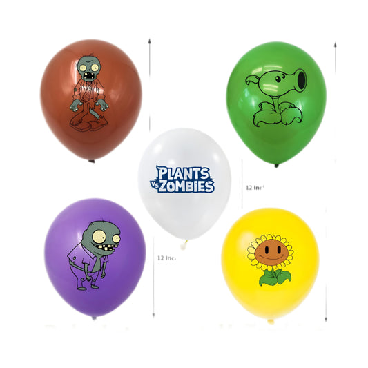 Set latex plantas vs zombies