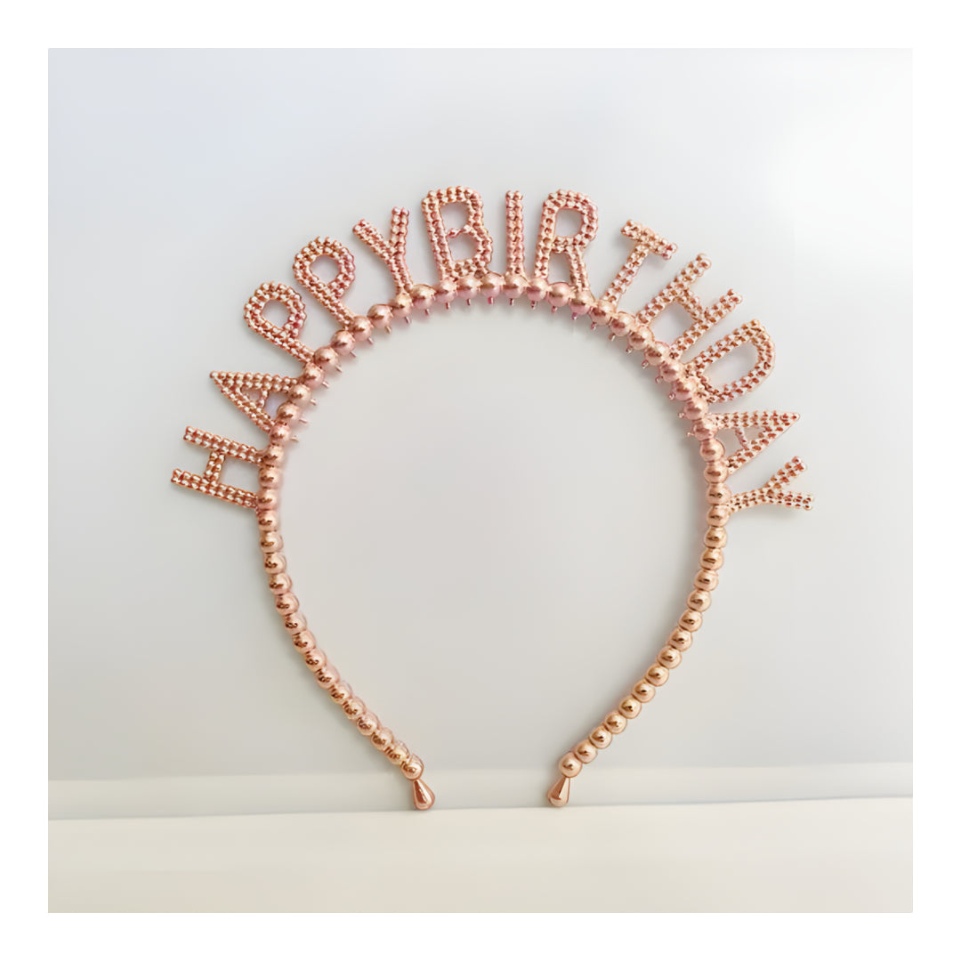 diadema plastico happy birthday