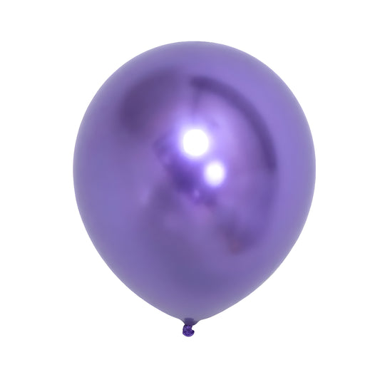 Bolsa globo marca Ballons Morado metalico