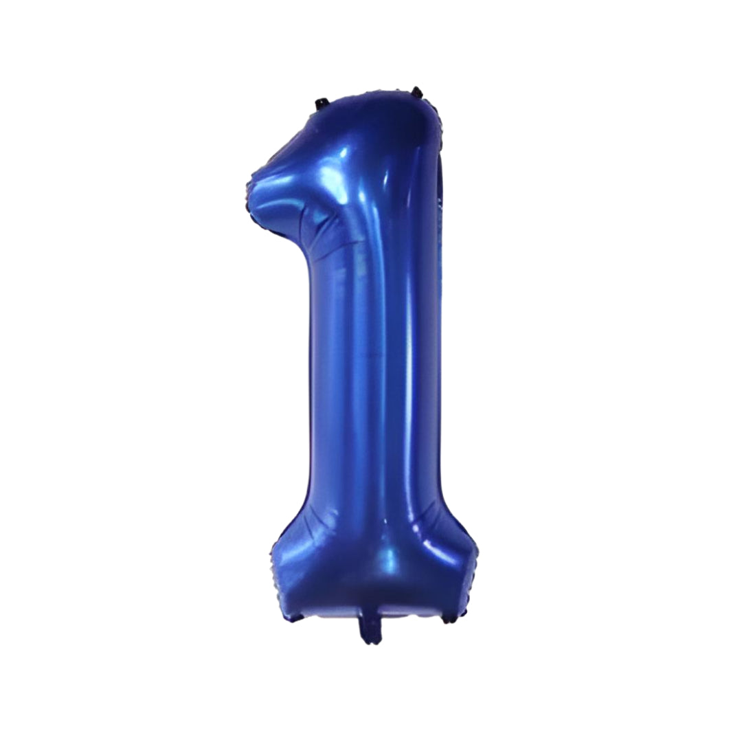 Globos Número Azul Marino