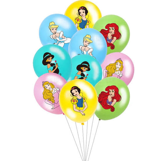 Set de globos látex Princesas