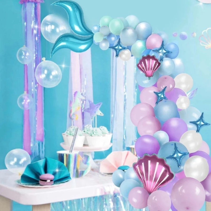 Arco De globos Sirena