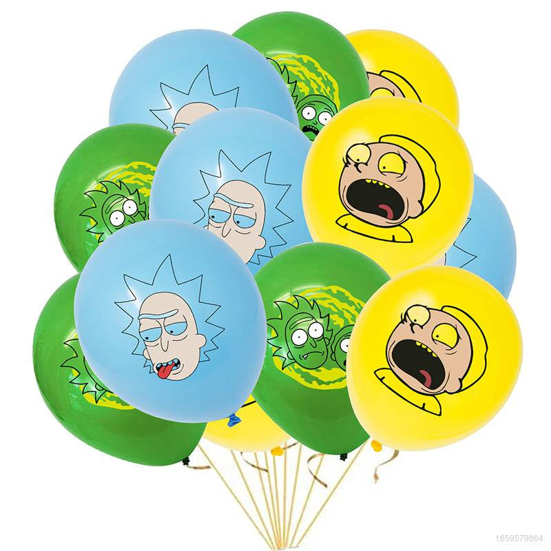 Set de globos látex Rick&Morty